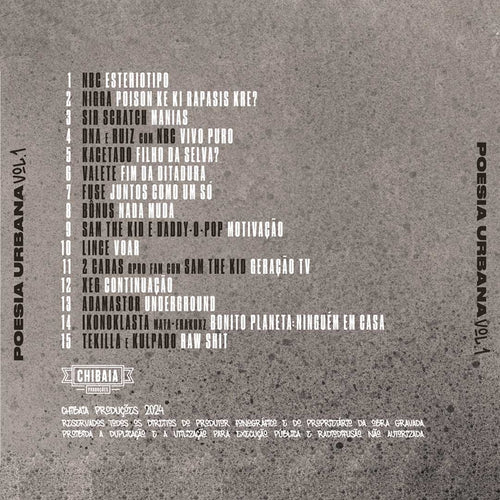 Poesia Urbana Vol. 1 (CD)